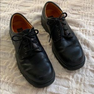 Men’s black dress shoe
